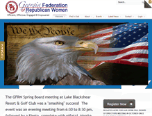 Tablet Screenshot of gfrw.org